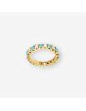 Alianza oro coral y circonitas