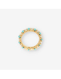 Alianza oro coral y circonitas
