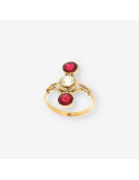 Anillo Vintage oro y granates
