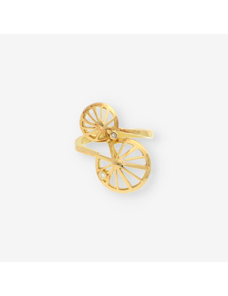 Anillo oro y brillantes BAGUES