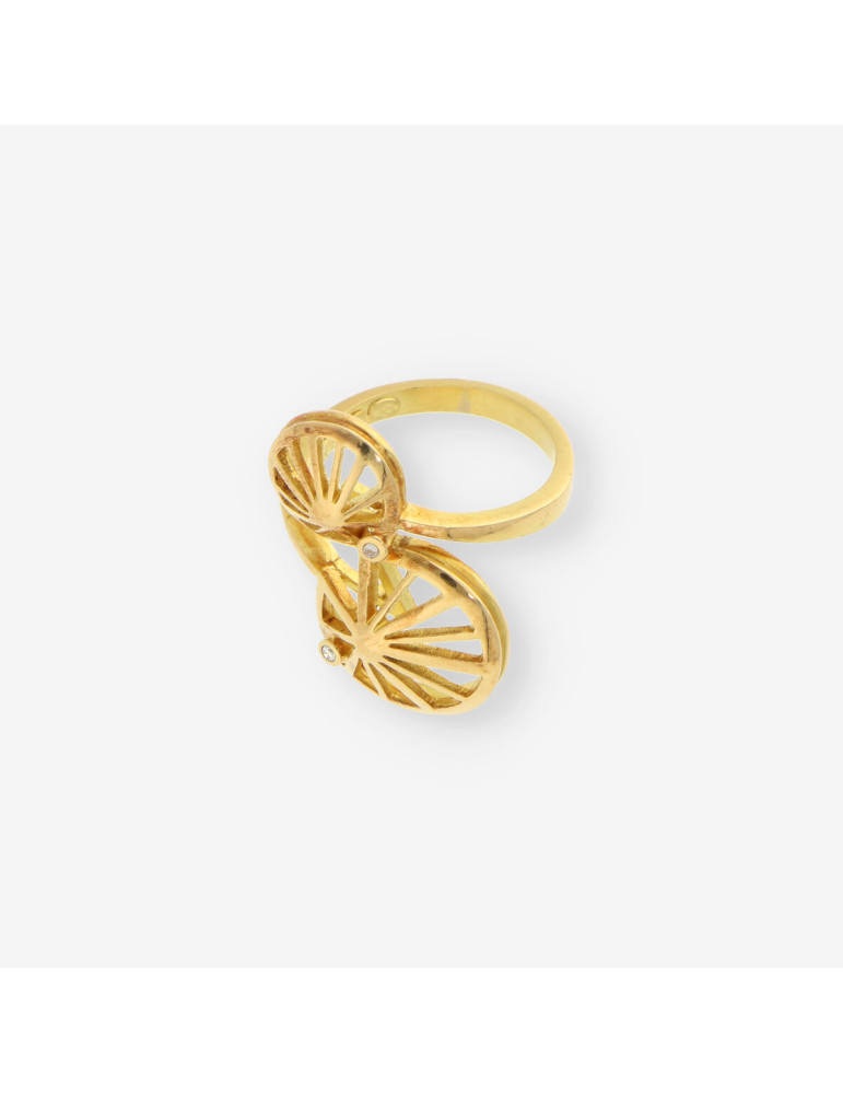 Anillo oro y brillantes BAGUES