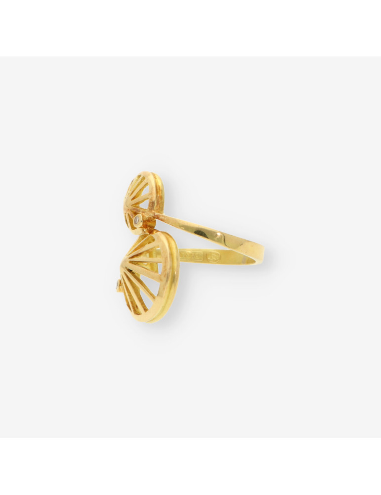 Anillo oro y brillantes BAGUES