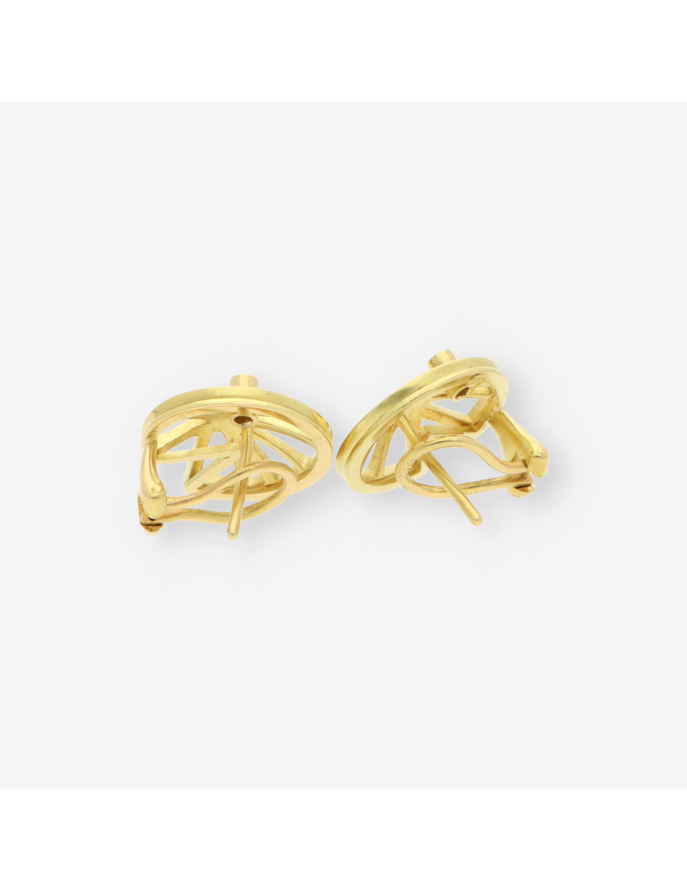 Pendientes oro y brilllantes BAGUES