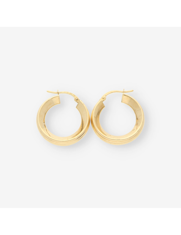 Pendientes aro oro
