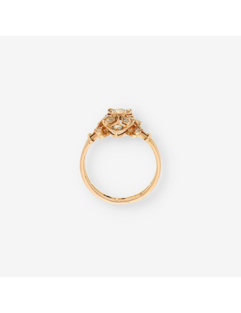 Anillo Vintage oro y diamantes