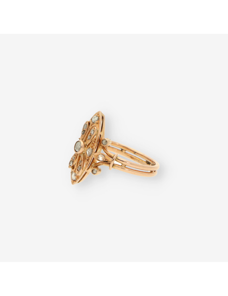 Anillo Vintage oro y diamantes