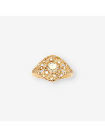 Anillo Vintage oro y diamantes