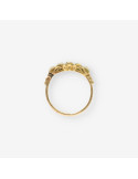 Anillo oro y diamantes aÃ±os 40