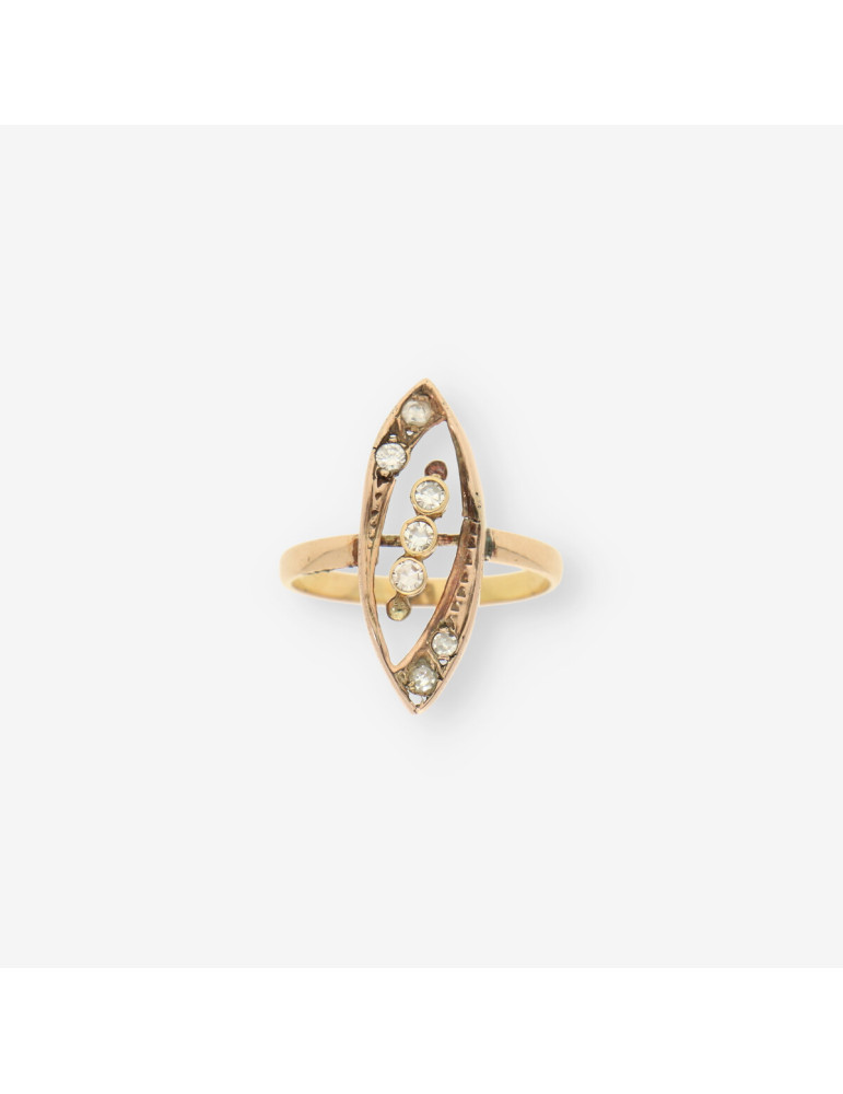 Anillo Vintage oro y Diamantes