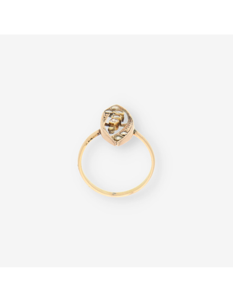 Anillo Vintage oro y Diamantes