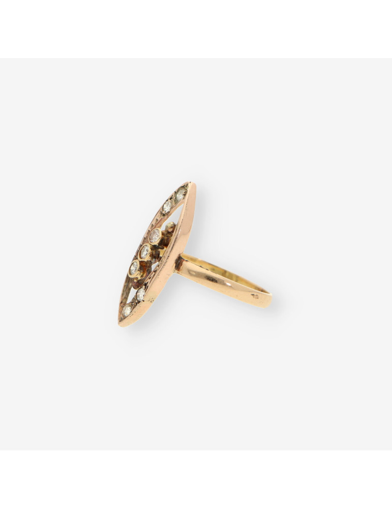 Anillo Vintage oro y Diamantes