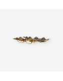 Pendientes esmeraldas oro/plata  S. XIX