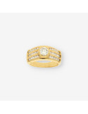 Anillo oro y bri