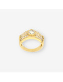 Anillo oro y bri