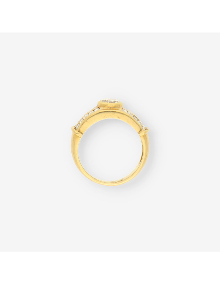 Anillo oro y bri