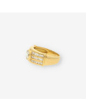 Anillo oro y bri