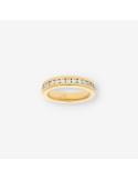  Anillo alianza completa oro y brillante