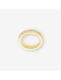  Anillo alianza completa oro y brillante