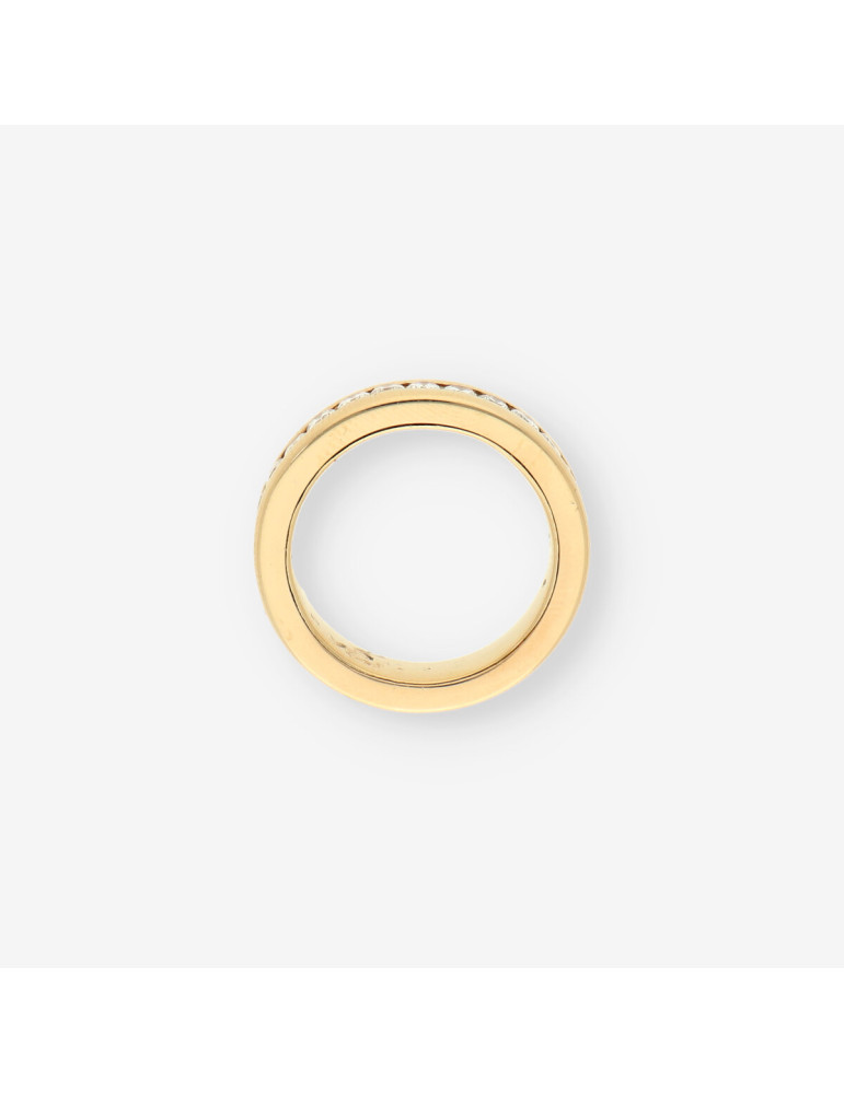  Anillo alianza completa oro y brillante