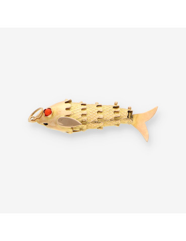 Colgante pez oro