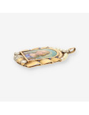 Medalla oro esmalte y brillantes