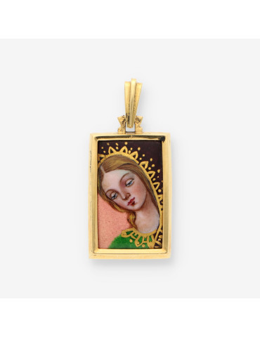 Medalla oro  y esmalte