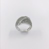 Anillo en oro blanco 18kt con brillantes