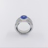 Anillo en oro blanco 18kt con brillantes