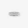 Anillo en oro blanco 18kt con brillantes