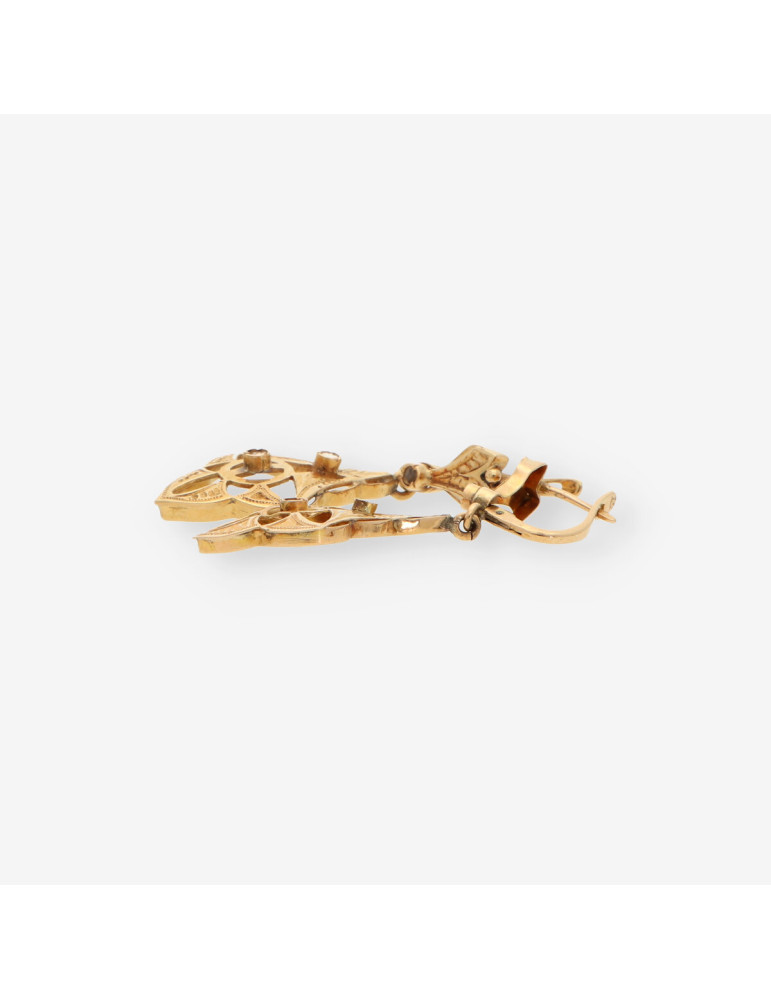 Pendientes tipo antiguo oro