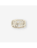 Anillo CARTIER oro bl. y brillantes