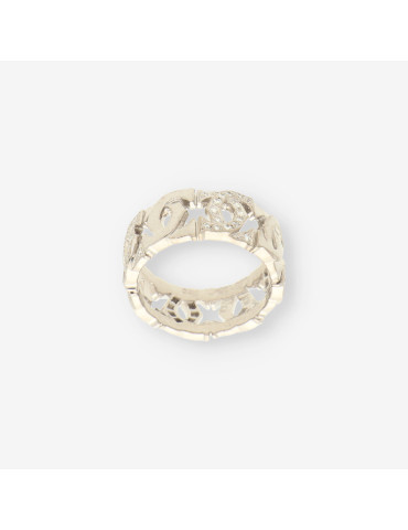 Anillo CARTIER oro bl. y brillantes