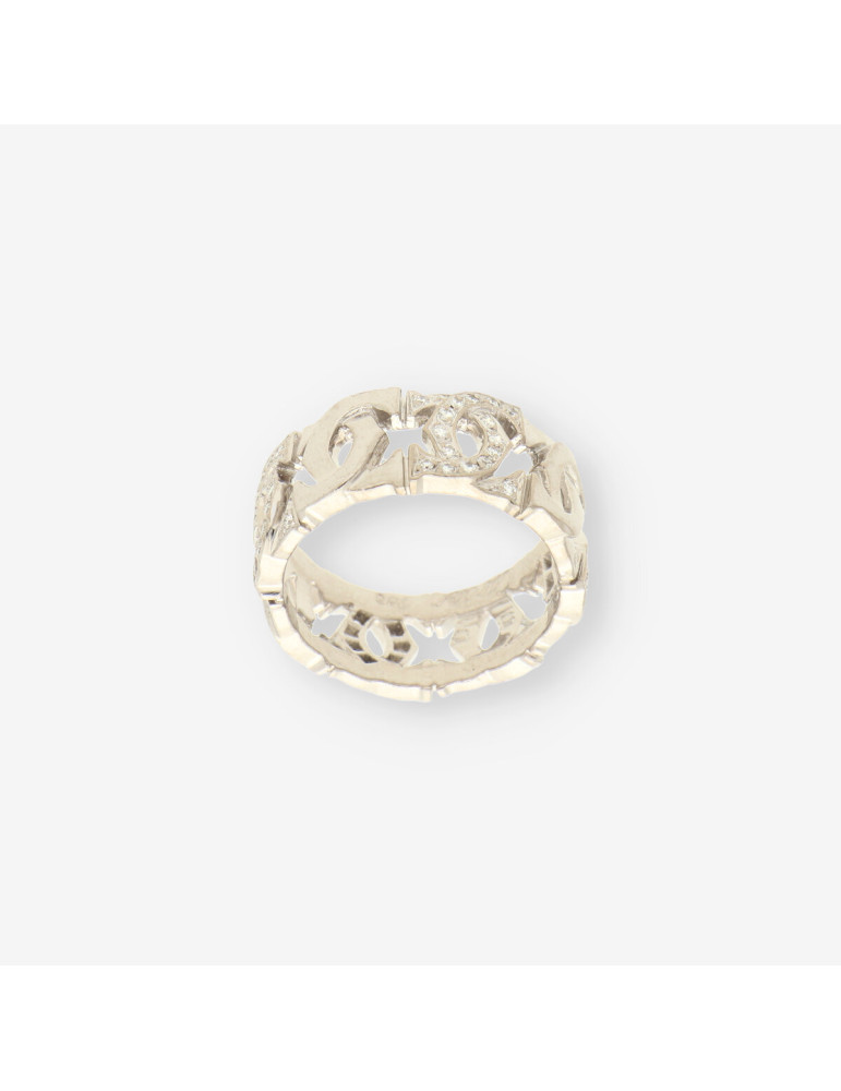 Anillo CARTIER oro bl. y brillantes