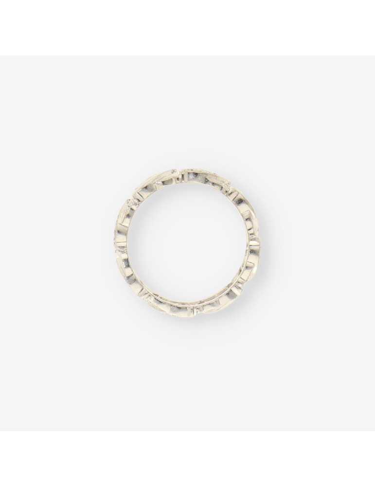 Anillo CARTIER oro bl. y brillantes