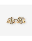 Pendientes vintage oro y perla