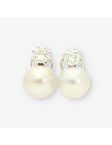 Pendientes tu y yo oro bl., bri 2.4Qt ap