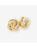 Pendientes oro blanco y amarillo