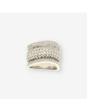 Anillo oro blanco y brillantes