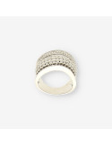 Anillo oro blanco y brillantes