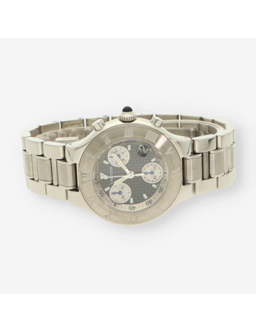 CARTIER Chronograph acero 2424 837871LX