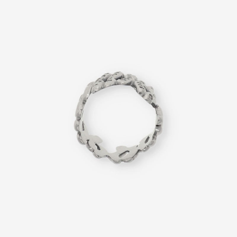 Anillo en oro blanco 18kt con brillantes
