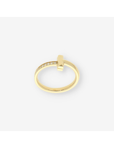 Anillo TIFFANY oro y brillantes