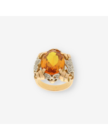 Anillo Vintage oro y Diamantes