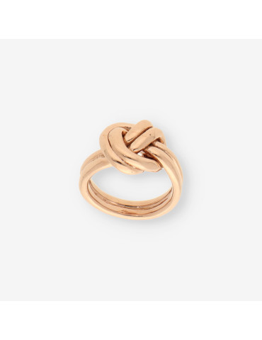 Anillo oro rosa nudo RABAT