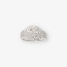 Anillo en oro blanco 18kt con brillantes