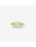 Anillo oro p. azul