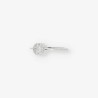 Anillo en oro blanco 18kt con brillantes