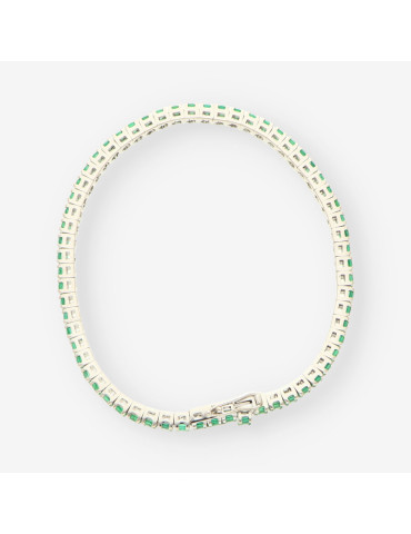 Riviere oro blanco y Esmeralda
