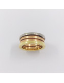 Anillo Bulgari B-Zero1 Nuevo en oro rosa, blanco y amarillo