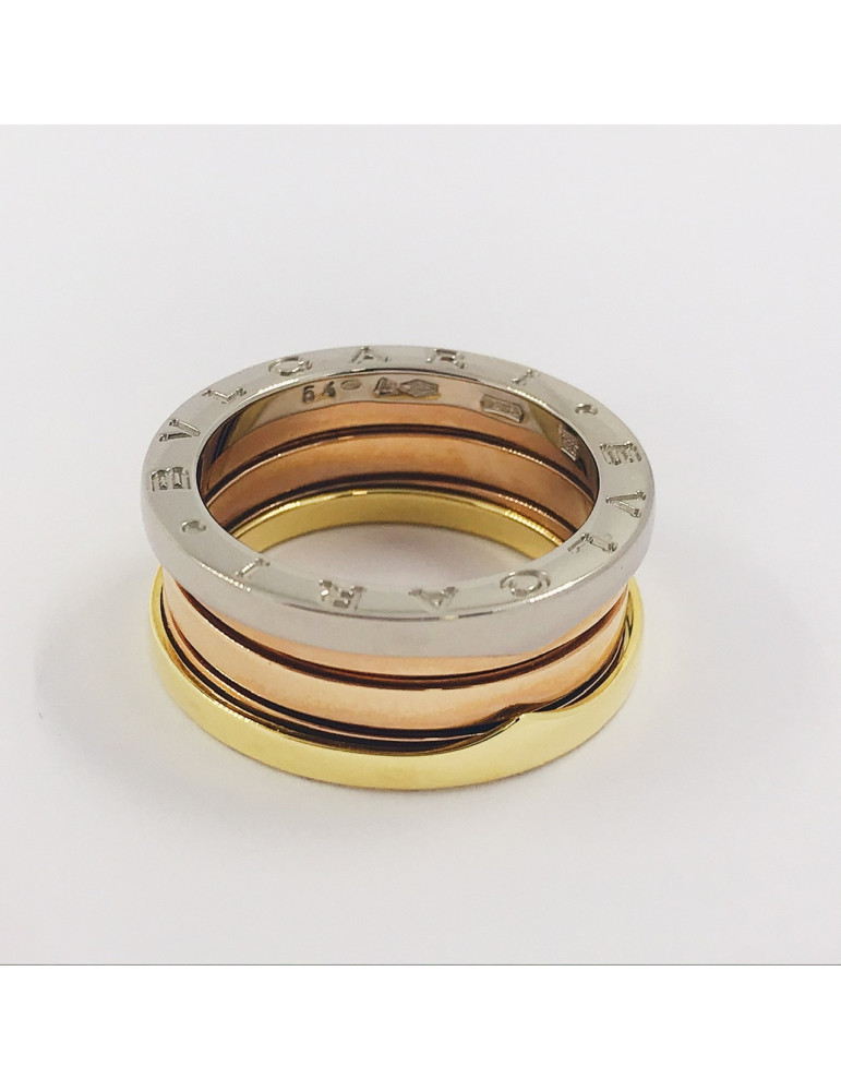 Anillo Bulgari B-Zero1 Nuevo en oro rosa, blanco y amarillo